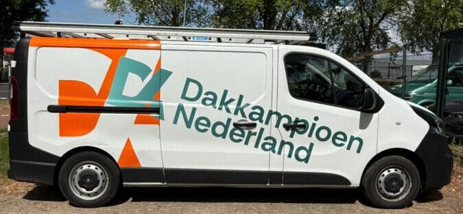 Dakkampioen Nederland bus zijaanzicht